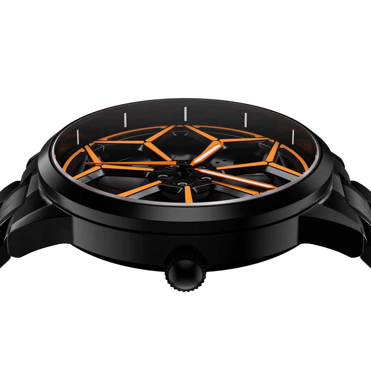 Shop Orange Performante Gyro - Metal Strap | RS Chrono