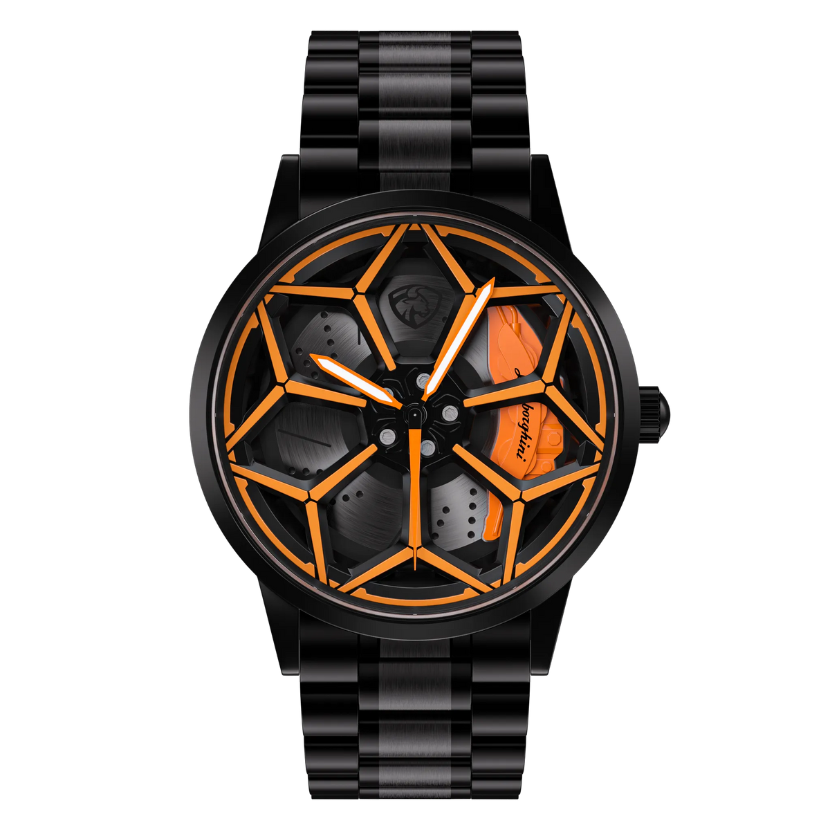 Shop Orange Performante Gyro - Metal Strap | RS Chrono