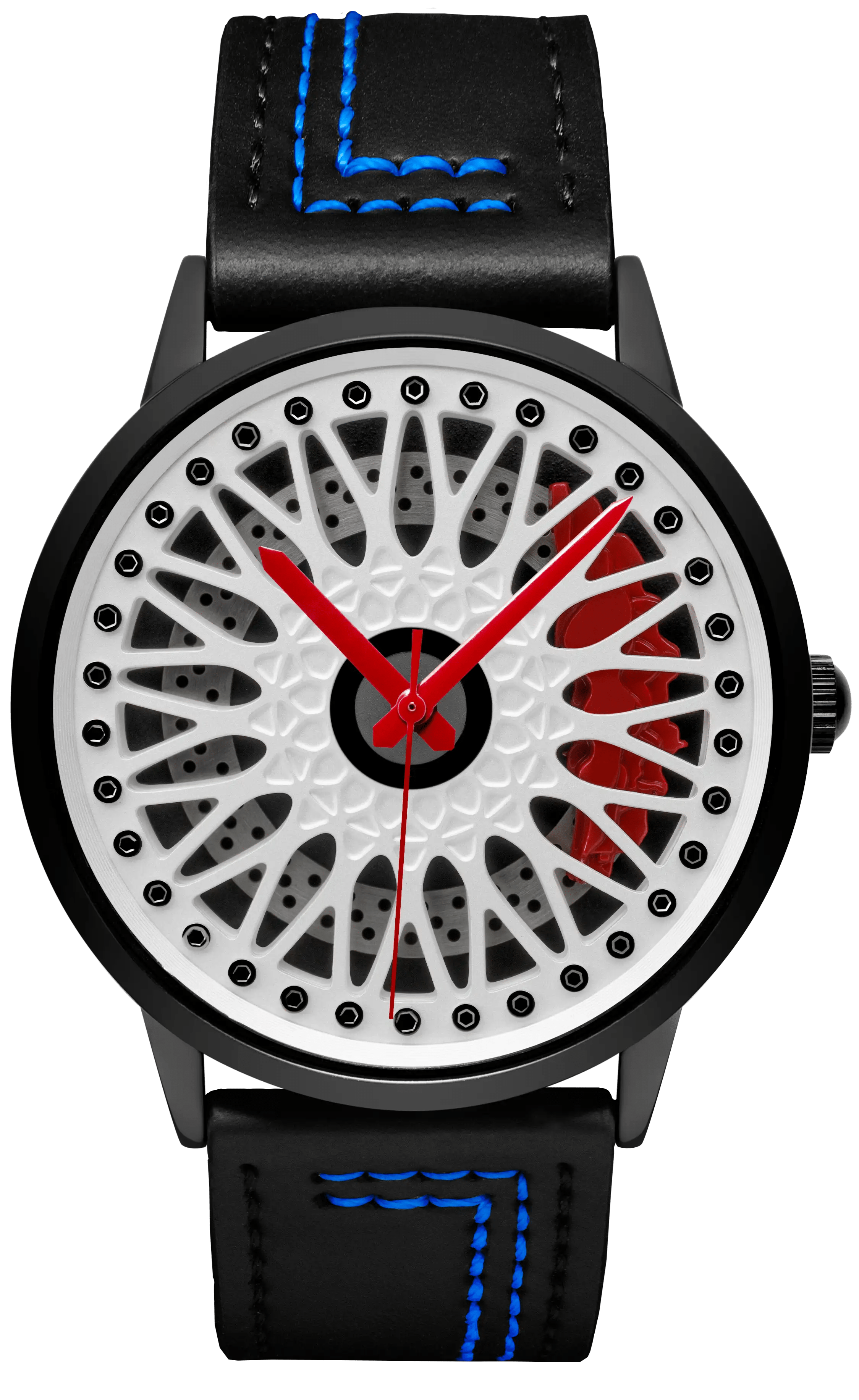 Shop Bayer 5M - Blue Leather Strap | RS Chrono