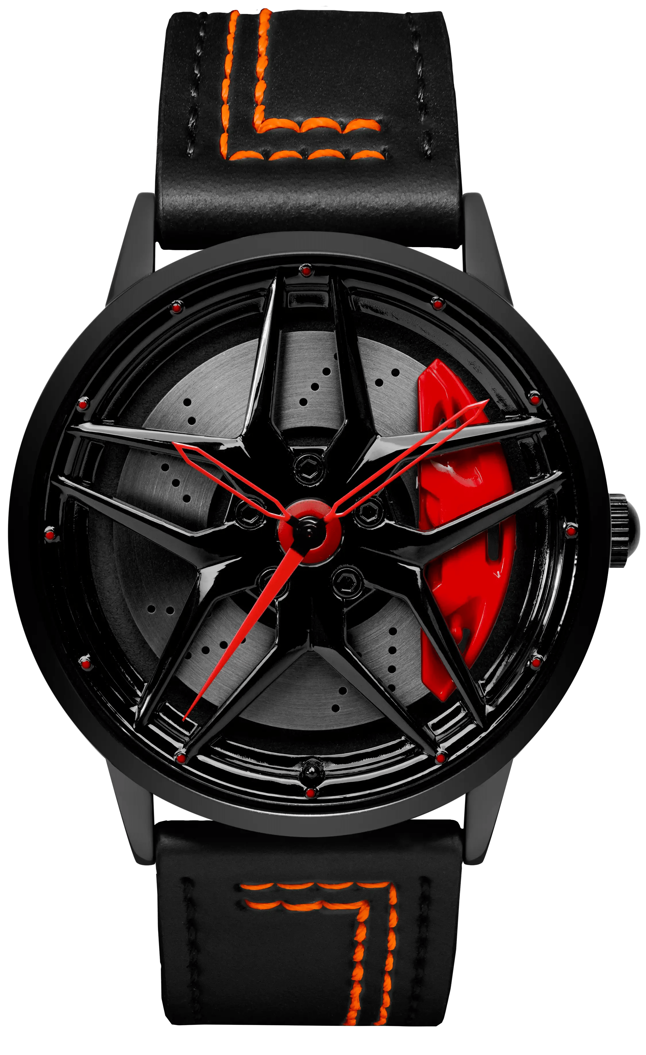 Shop Petronas CVR3 - Orange Leather Strap | RS Chrono