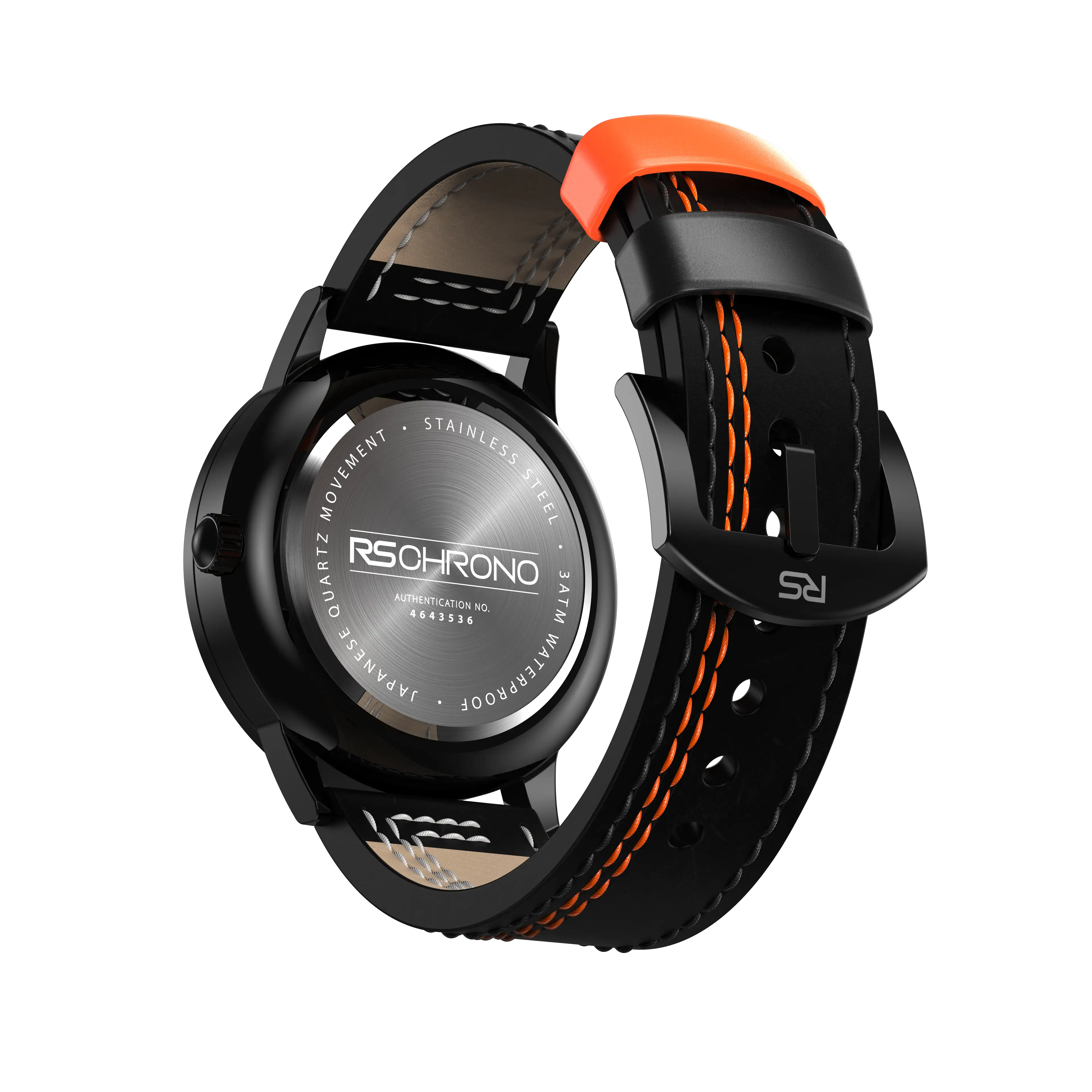 Shop Orange Speedtail 765 Gyro - Orange Leather Strap | RS Chrono