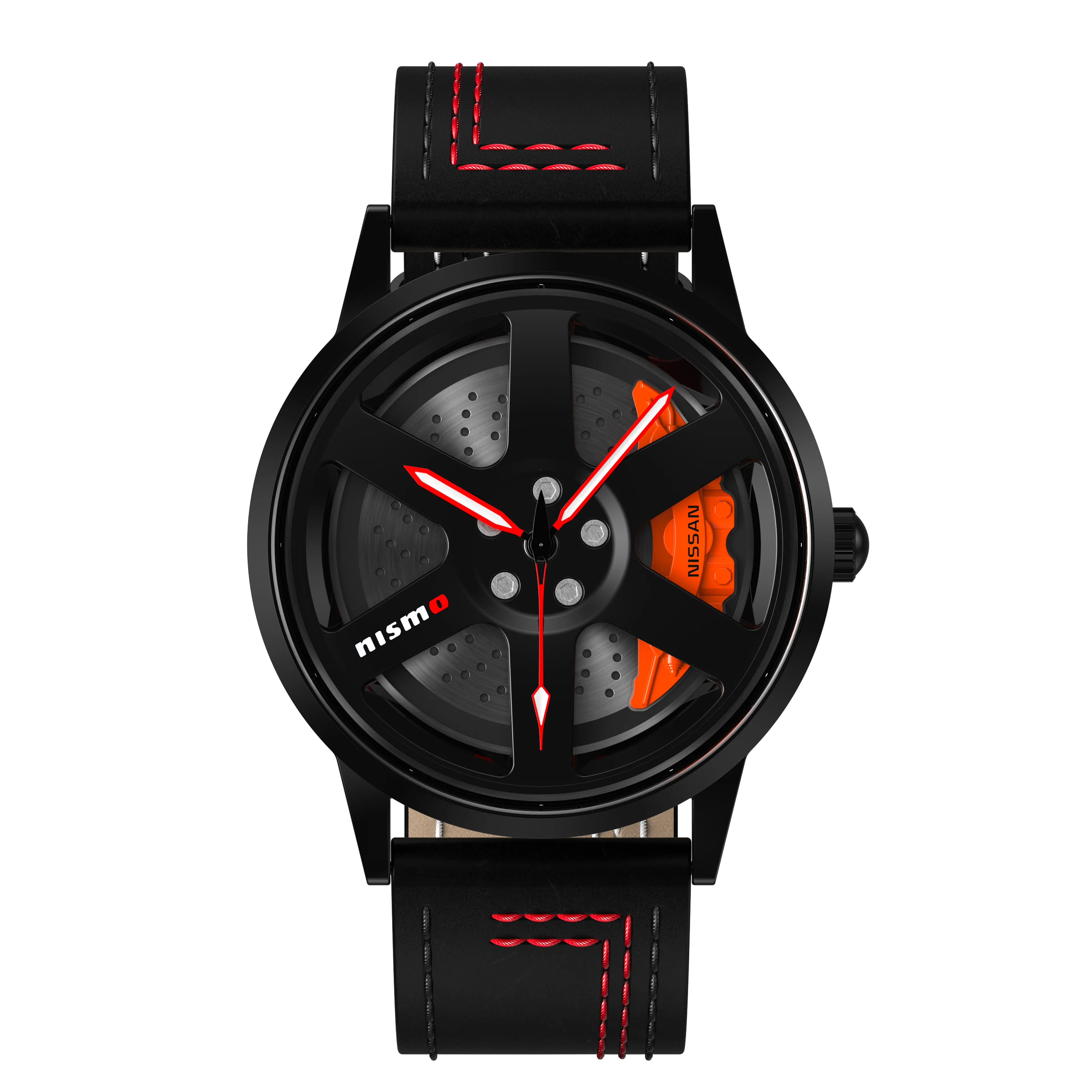 Shop Nismo R35 Gyro - Red Leather Strap | RS Chrono