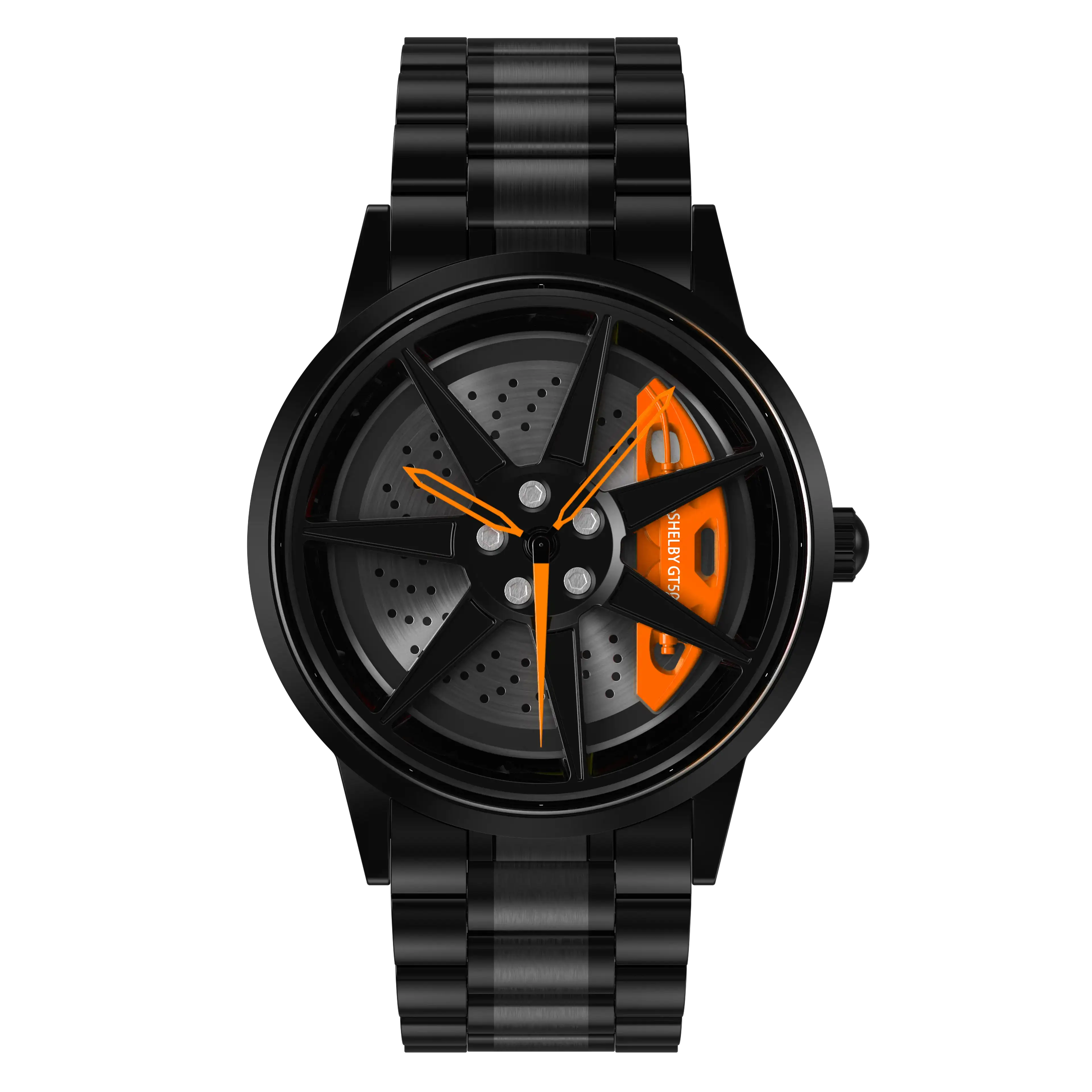 Shop Shelby GT500 Orange Gyro - Metal Strap | RS Chrono
