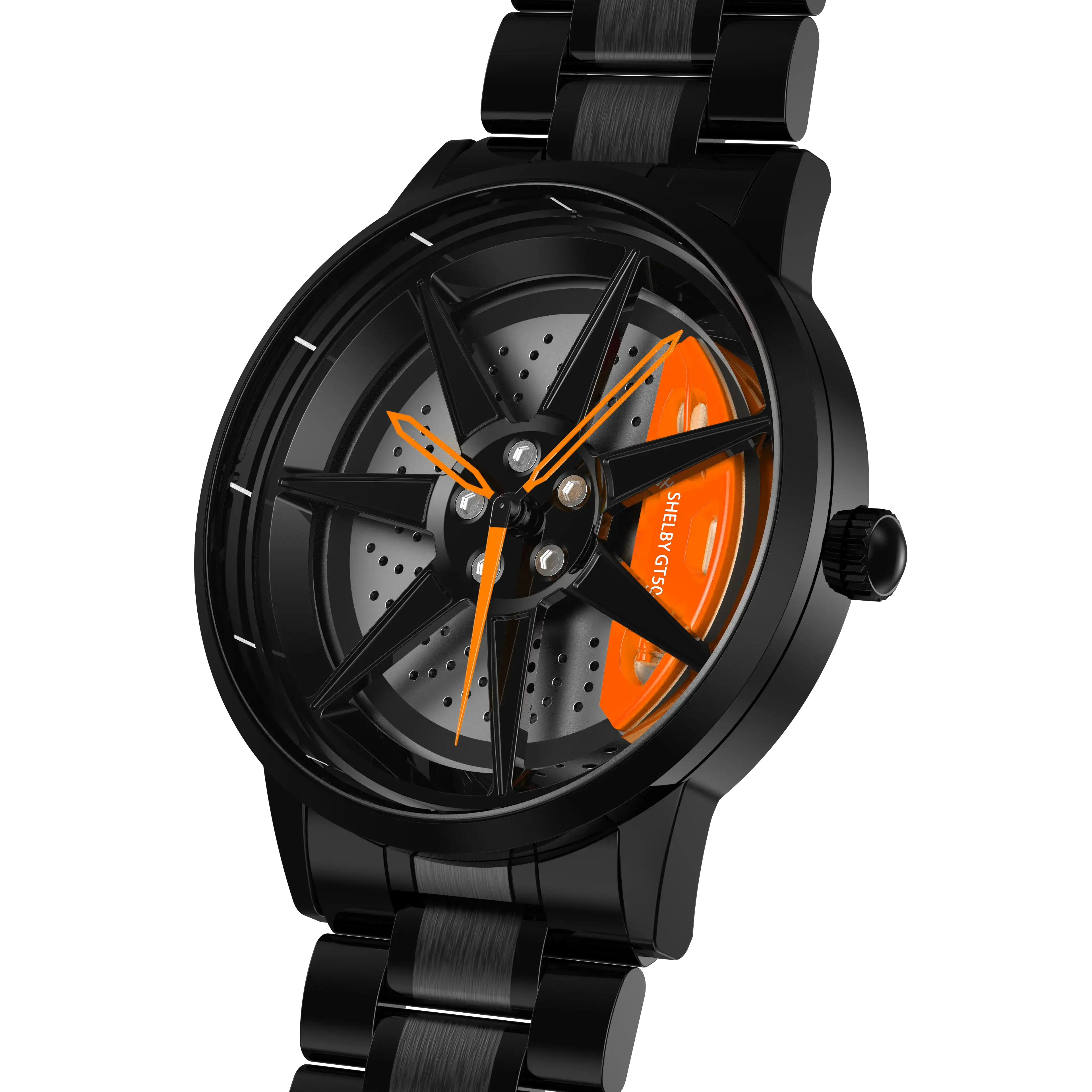 Shop Shelby GT500 Orange Gyro - Metal Strap | RS Chrono