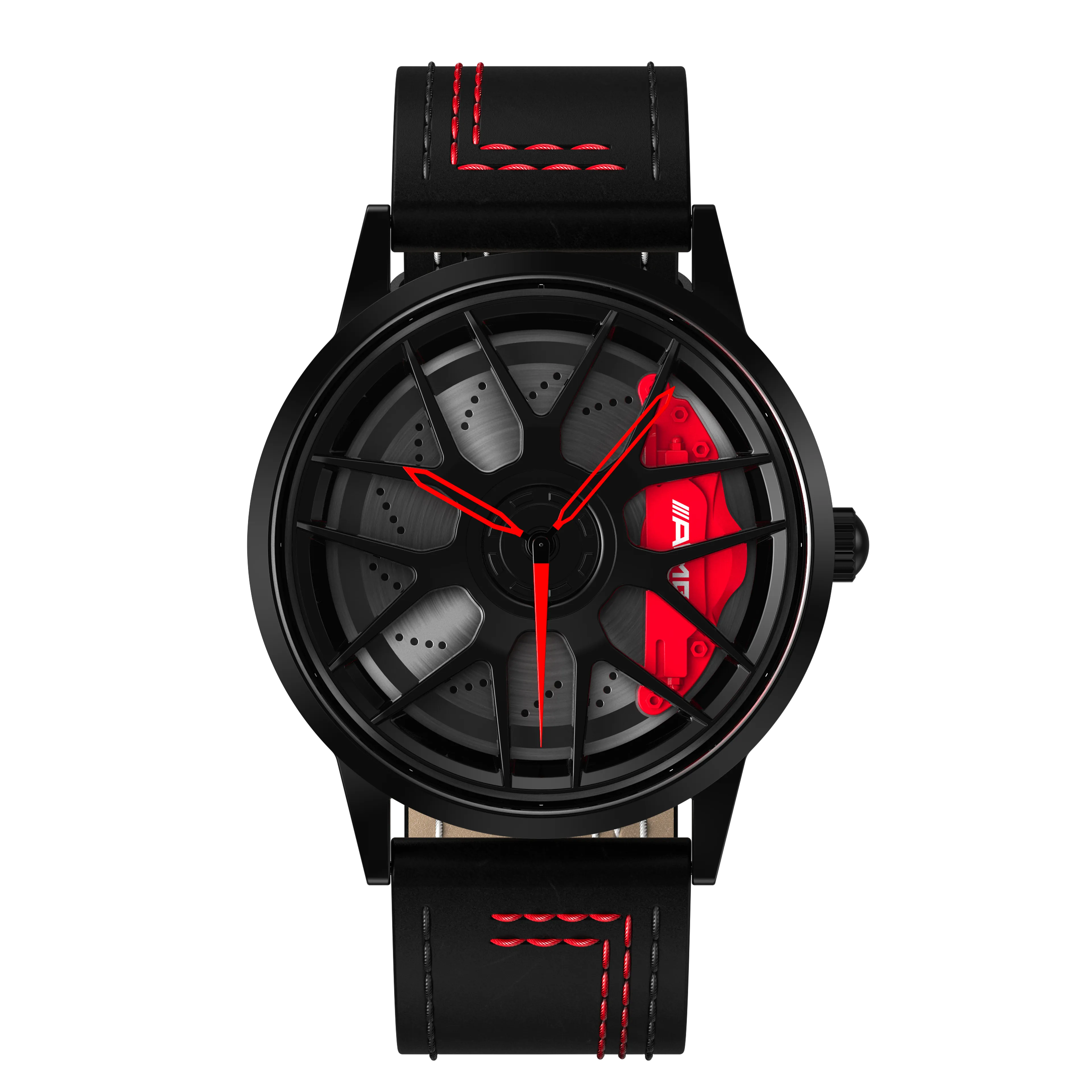 Shop Petronas E63 Gyro - Red Leather Strap | RS Chrono