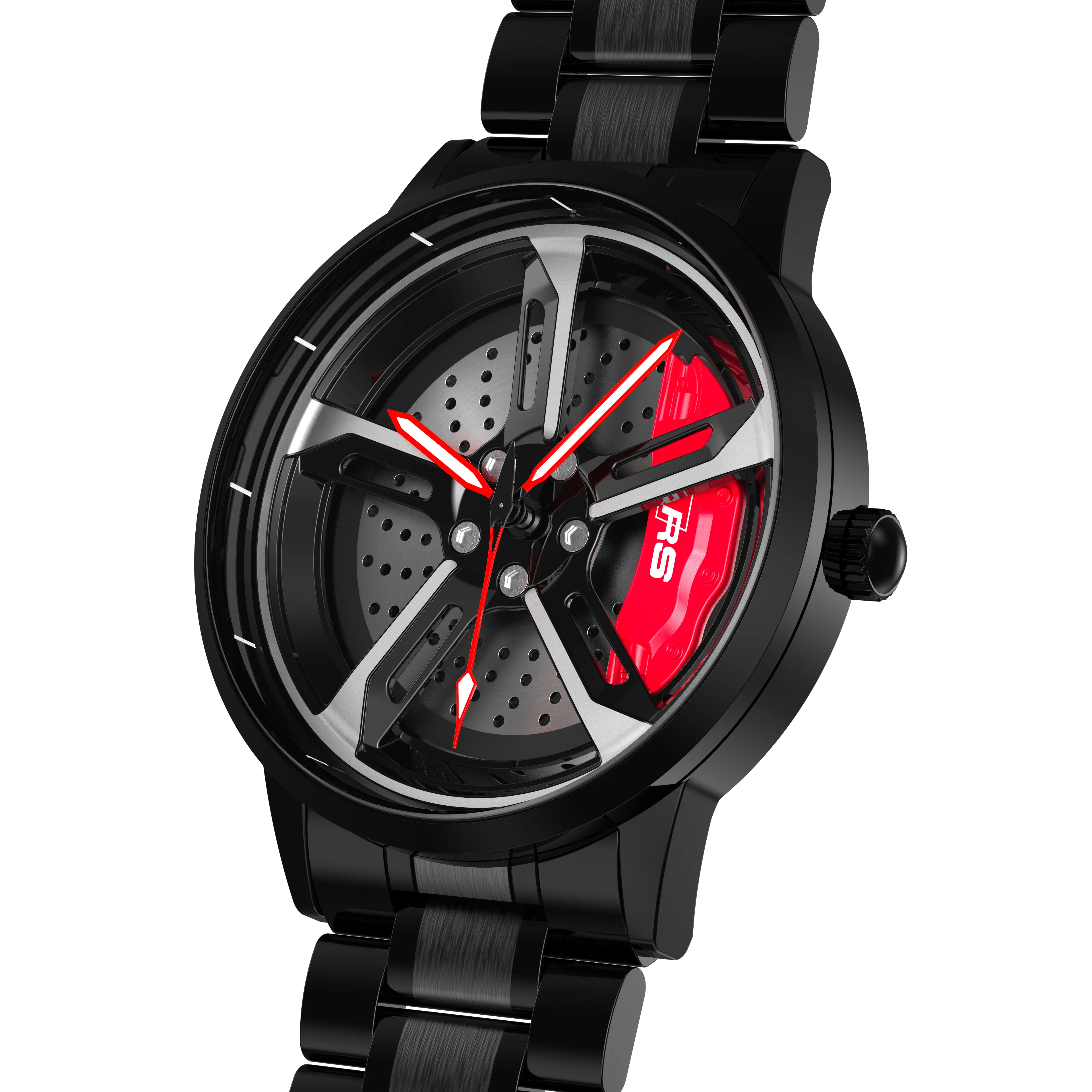 Shop Red Vorsprung RS7 Gyro - Metal Strap | RS Chrono