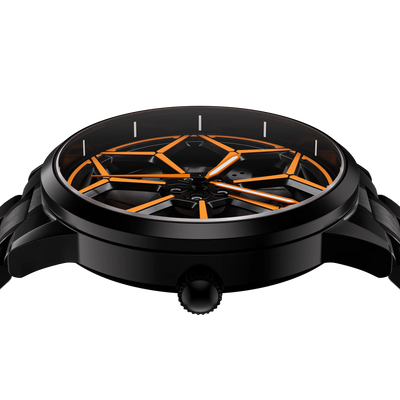 Shop Orange Performante Gyro - Metal Strap | RS Chrono