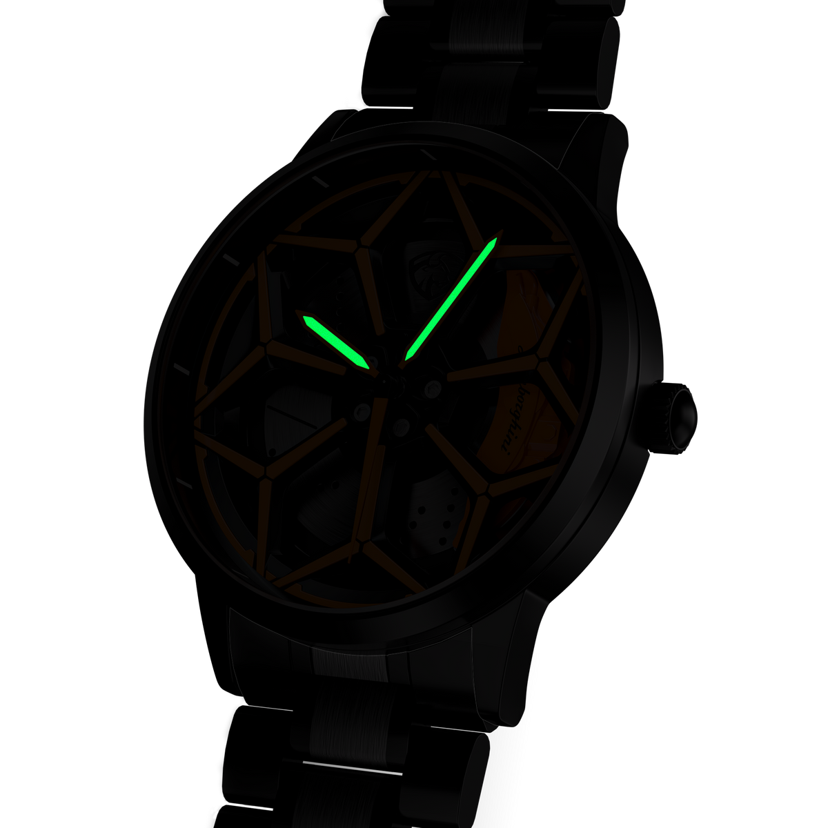 Shop Orange Performante Gyro - Metal Strap | RS Chrono