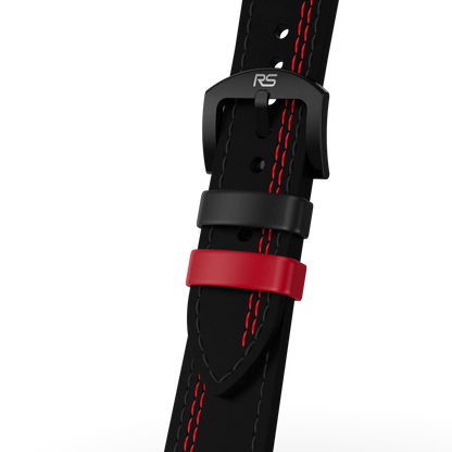 Shop Red Vorsprung RS7 Gyro - Red Leather Strap | RS Chrono