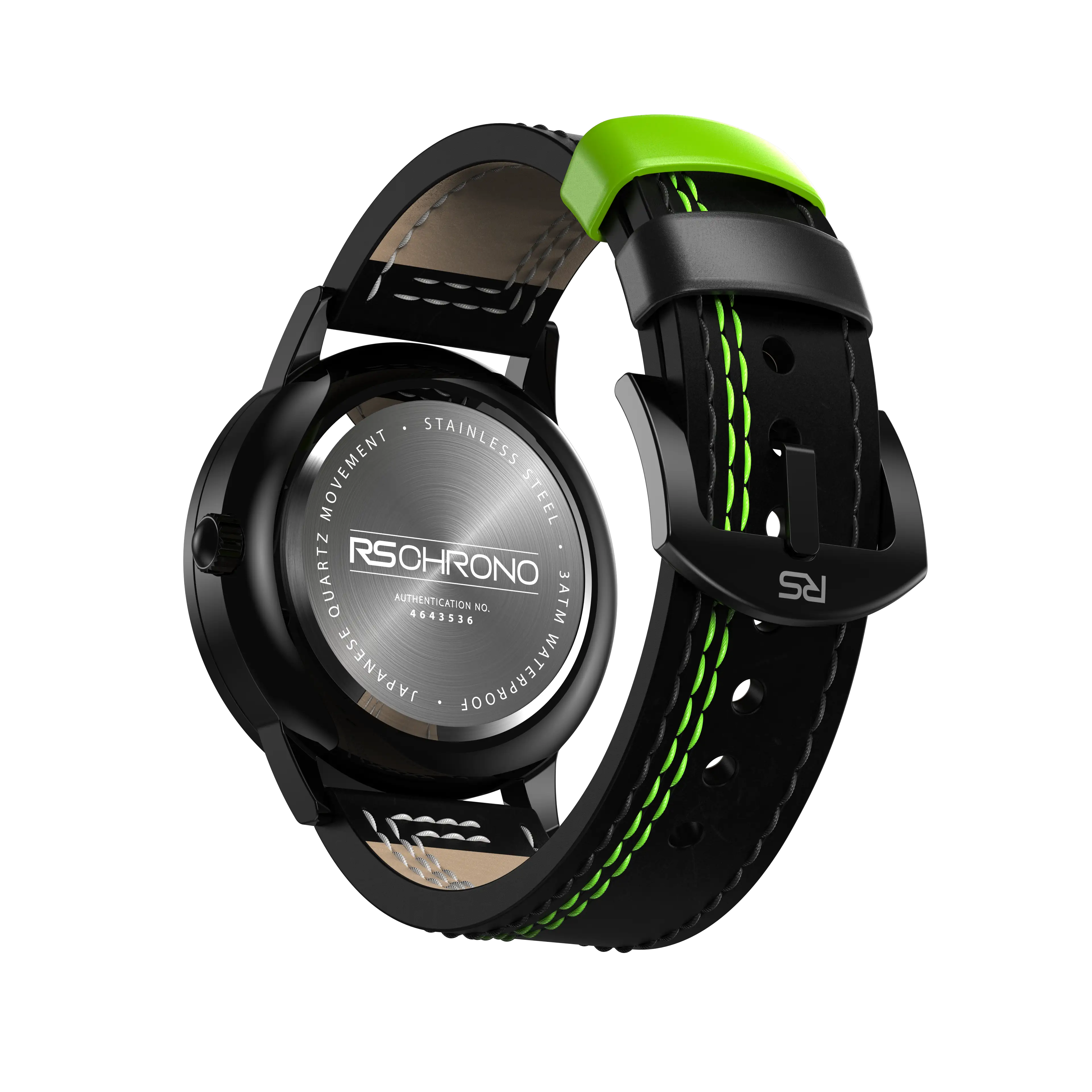 Shop Green Vorsprung RS5 Gyro - Green Leather Strap | RS Chrono