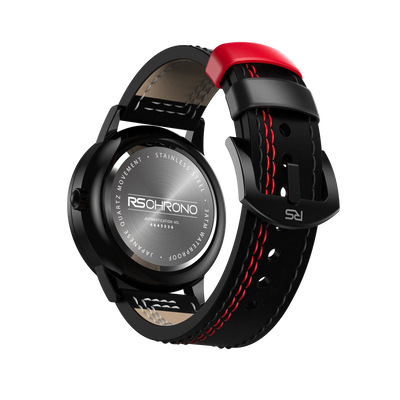 Shop Red Petronas 63S Gyro - Red Leather Strap | RS Chrono