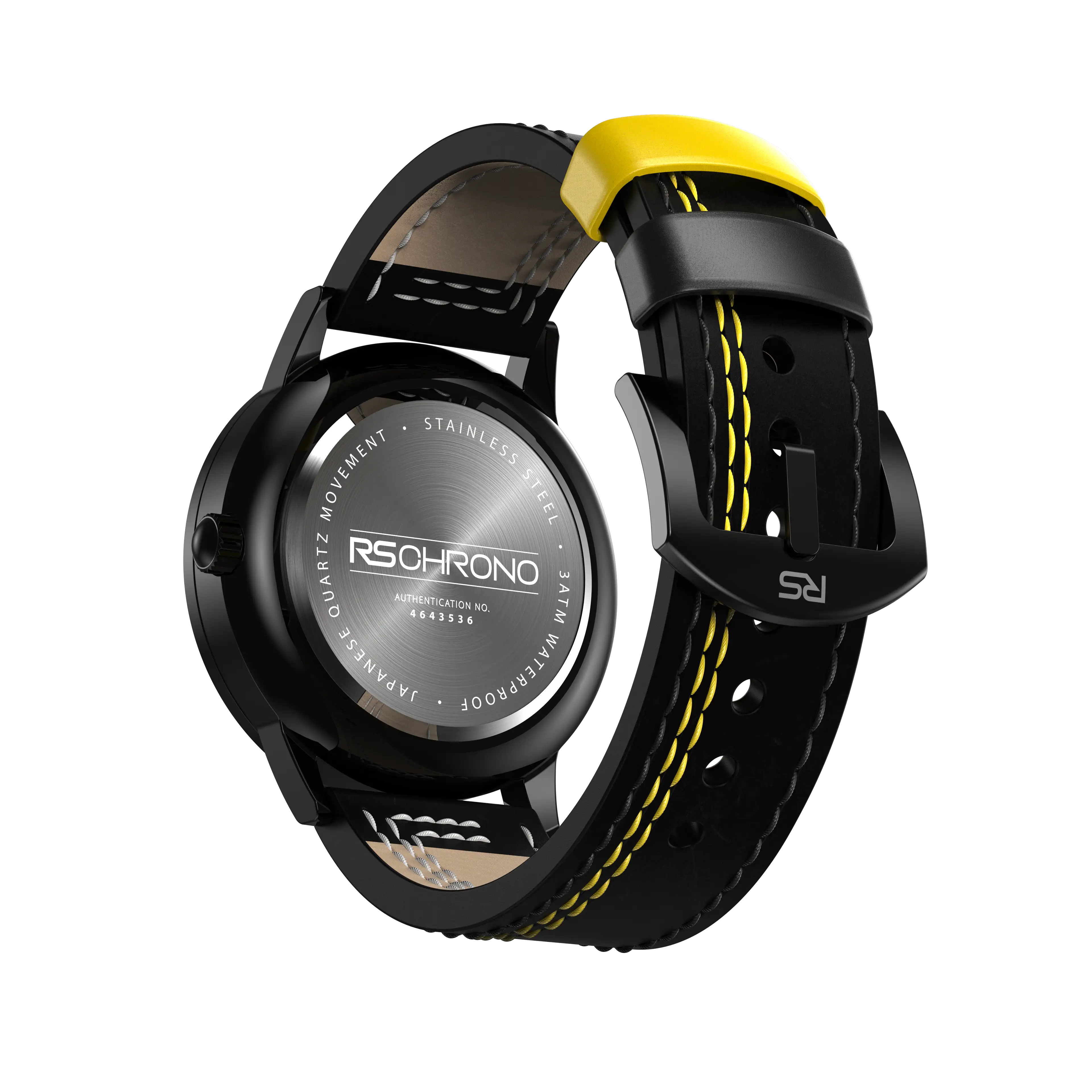 Shop Yellow Petronas 63S - Yellow Leather Strap | RS Chrono