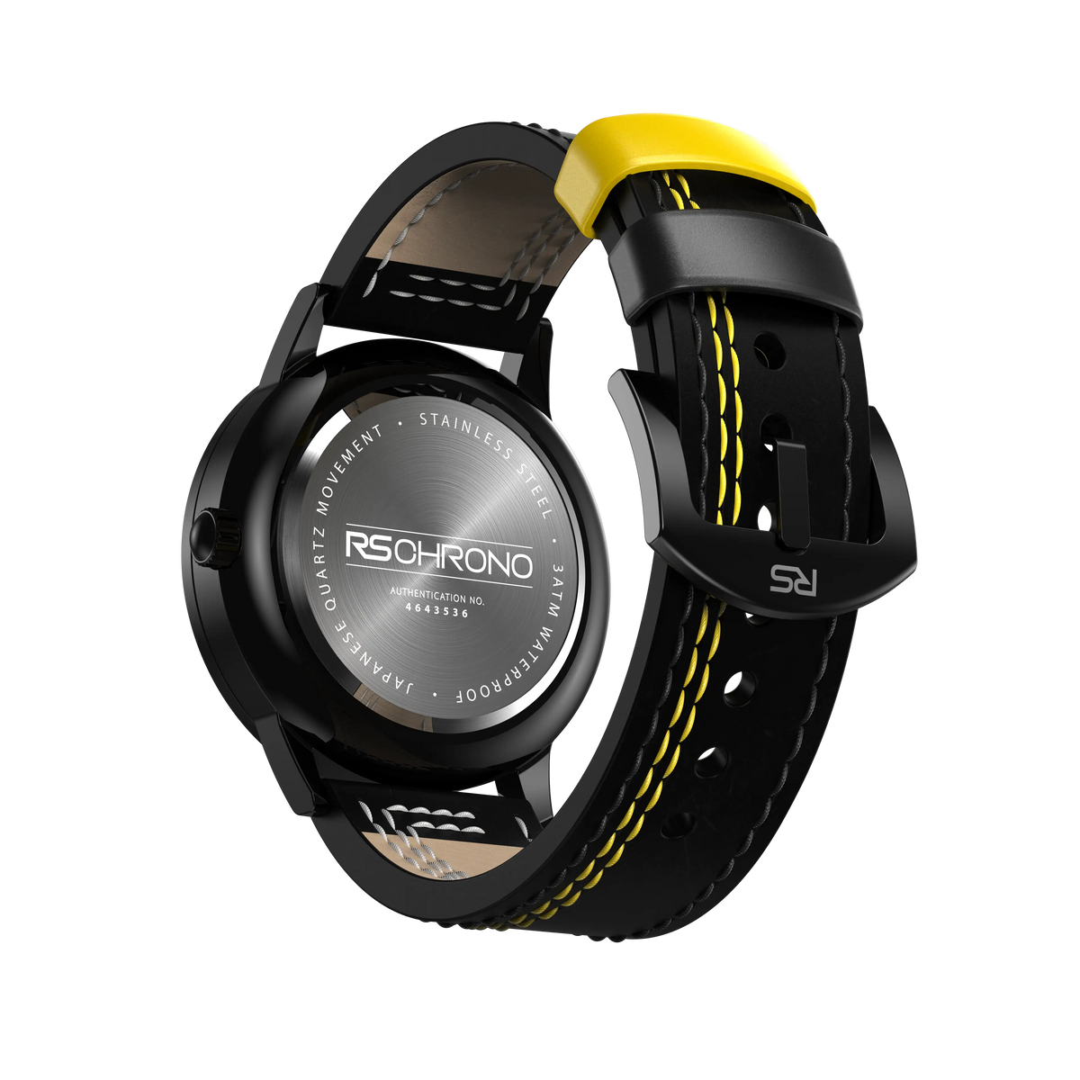 Shop Yellow Petronas 63S Gyro - Yellow Leather Strap | RS Chrono