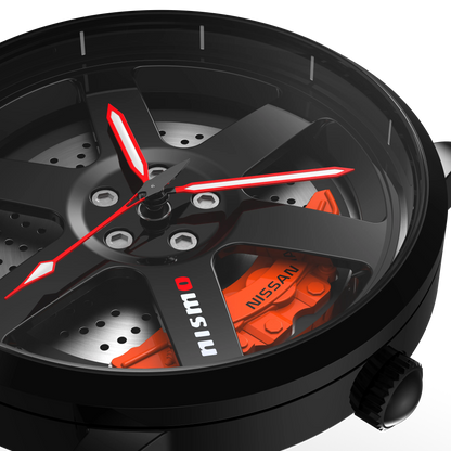 Shop Nismo R35 Gyro - Orange Leather Strap | RS Chrono