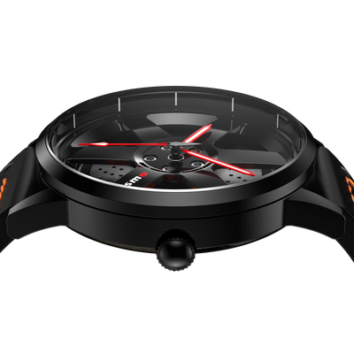 Shop Nismo R35 - Orange Leather Strap | RS Chrono