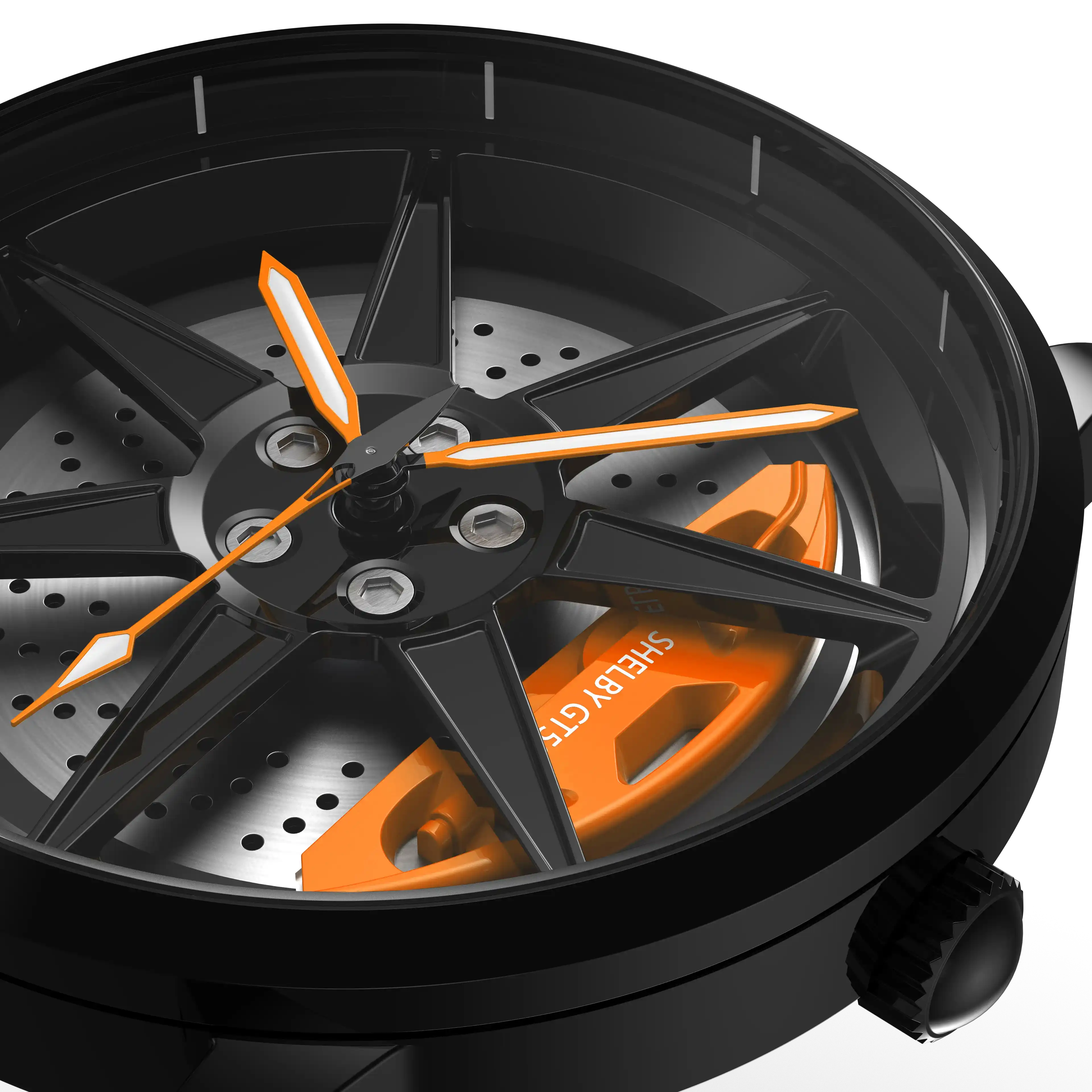 Shop Shelby GT500 Orange Gyro - Metal Strap | RS Chrono