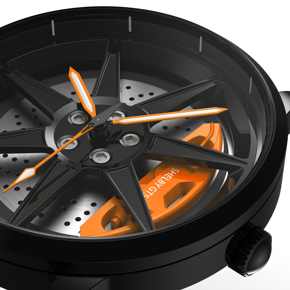 Shop Shelby GT500 Gyro - Orange Metal Strap | RS Chrono