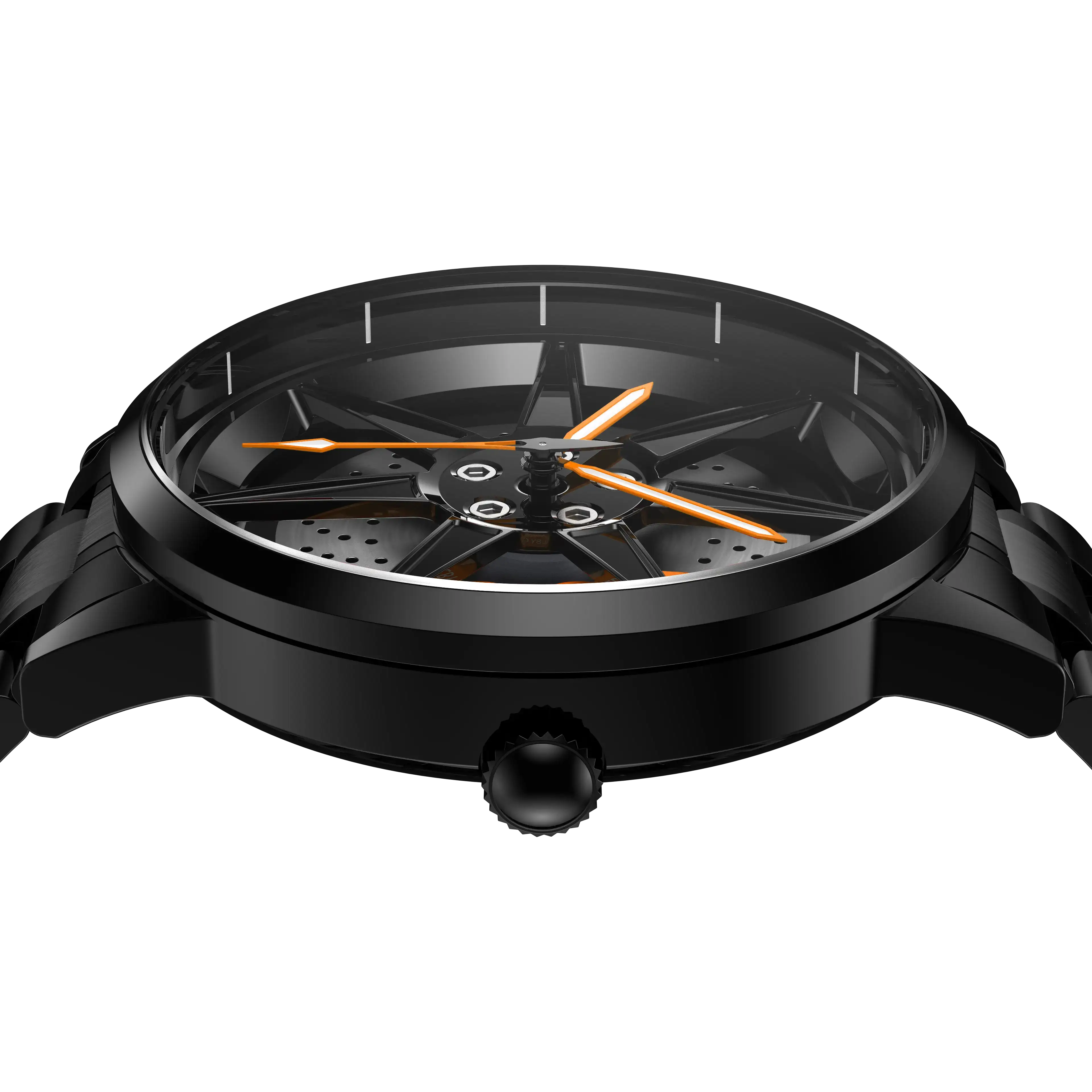 Shop Shelby GT500 Orange Gyro - Metal Strap | RS Chrono