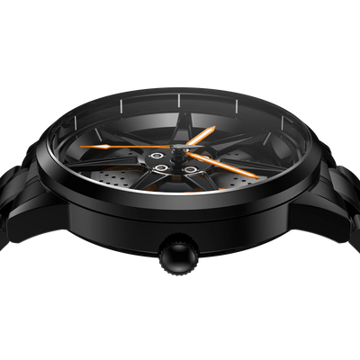 Shop Shelby GT500 Orange Gyro - Metal Strap | RS Chrono