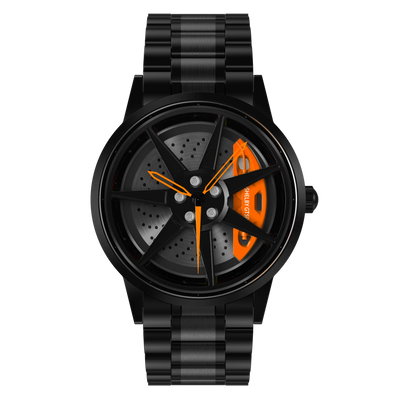 Shop Shelby GT500 Orange Gyro - Metal Strap | RS Chrono