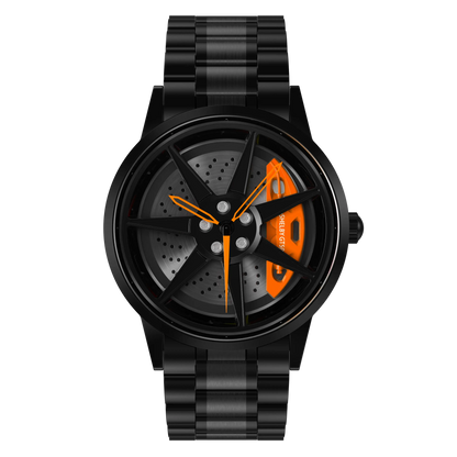 Shop Shelby GT500 Orange Gyro - Metal Strap | RS Chrono