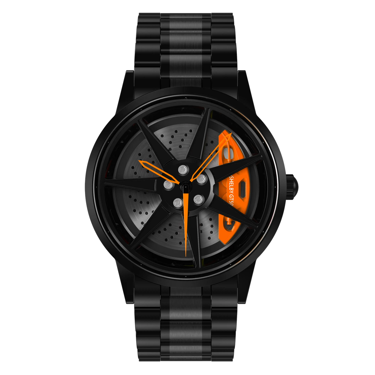 Shop Shelby GT500 Gyro - Orange Metal Strap | RS Chrono