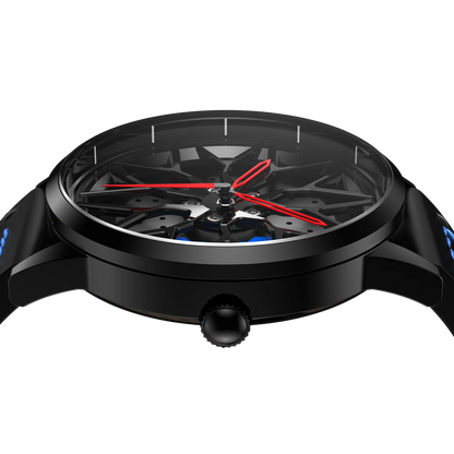 Shop Blue Petronas 63S Gyro - Blue Leather Strap | RS Chrono