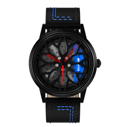 Shop Blue Petronas 63S Gyro - Blue Leather Strap | RS Chrono