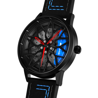 Shop Blue Petronas 63S Gyro - Blue Leather Strap | RS Chrono