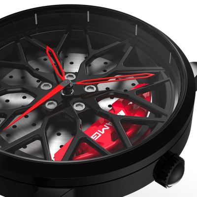 Shop Red Petronas 63S Gyro - Red Leather Strap | RS Chrono