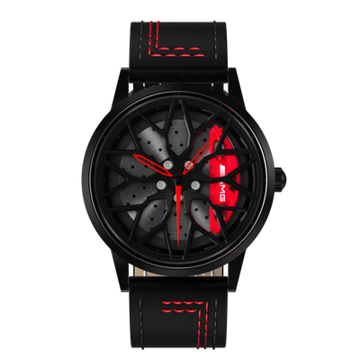 Shop Red Petronas 63S Gyro - Red Leather Strap | RS Chrono