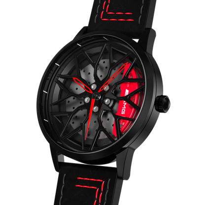 Shop Red Petronas 63S Gyro - Red Leather Strap | RS Chrono