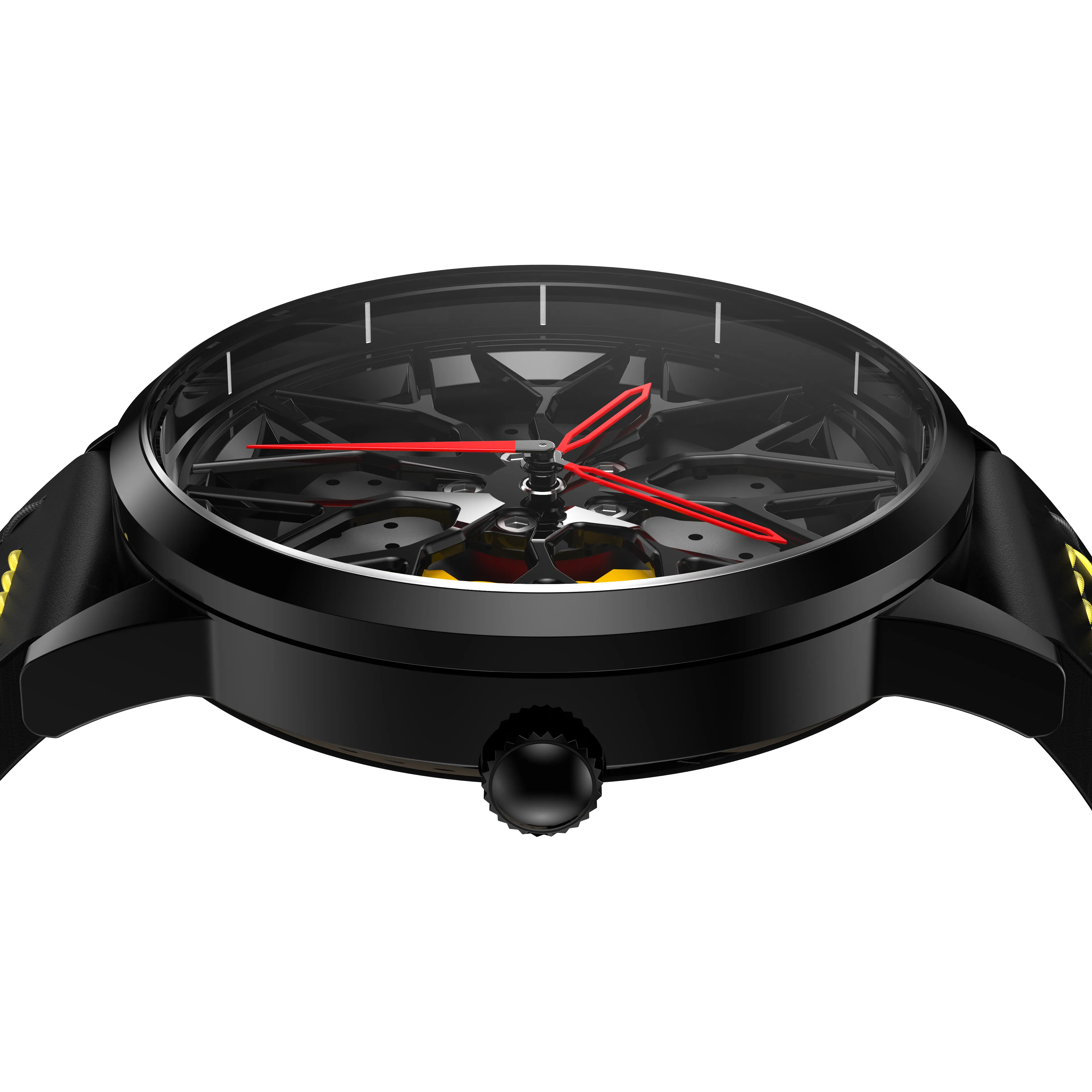 Shop Yellow Petronas 63S - Yellow Leather Strap | RS Chrono