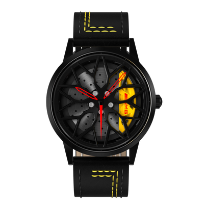 Shop Yellow Petronas 63S Gyro - Yellow Leather Strap | RS Chrono
