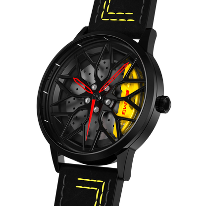 Shop Yellow Petronas 63S - Yellow Leather Strap | RS Chrono