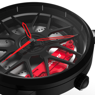 Shop Petronas E63 Gyro - Red Leather Strap | RS Chrono