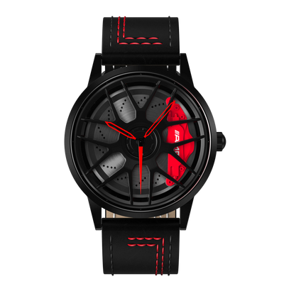 Shop Petronas E63 Gyro - Red Leather Strap | RS Chrono