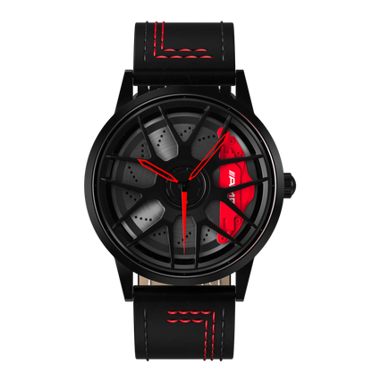 Shop Petronas E63 Gyro - Red Leather Strap | RS Chrono