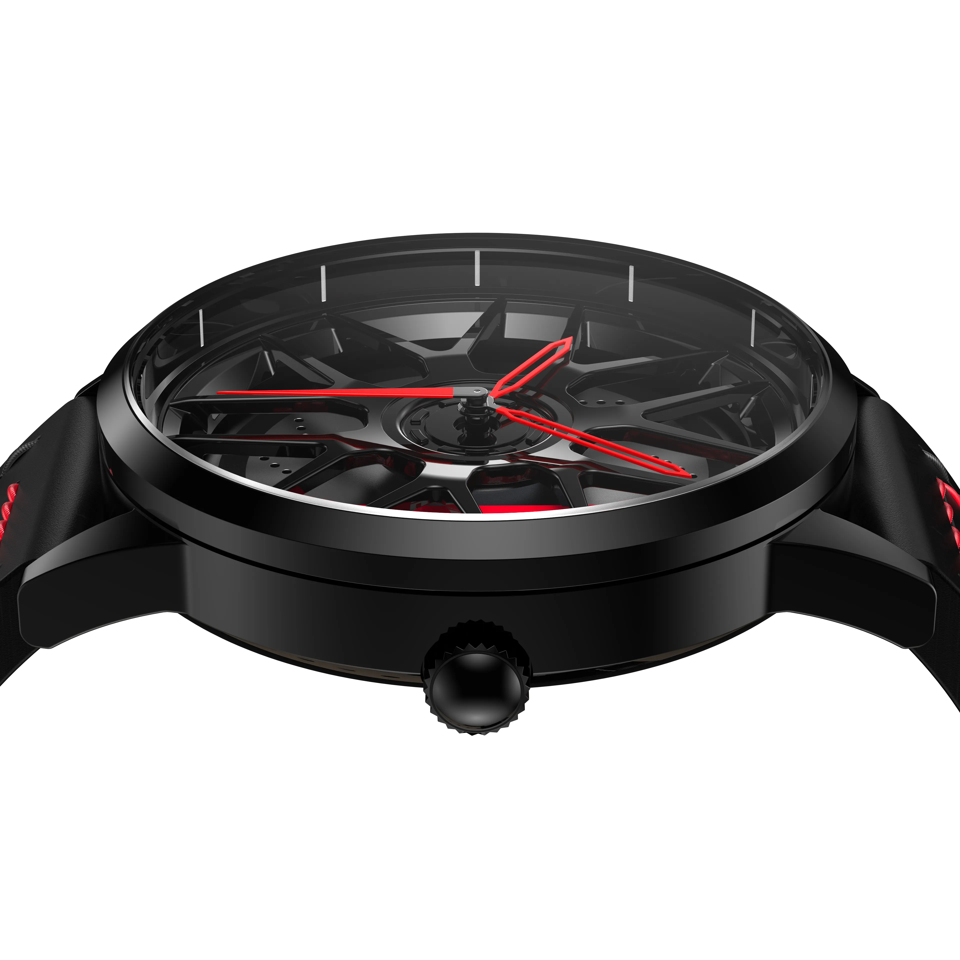 Shop Petronas E63 Gyro - Red Leather Strap | RS Chrono
