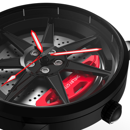 Shop Shelby GT500 Gyro - Red Leather Strap | RS Chrono