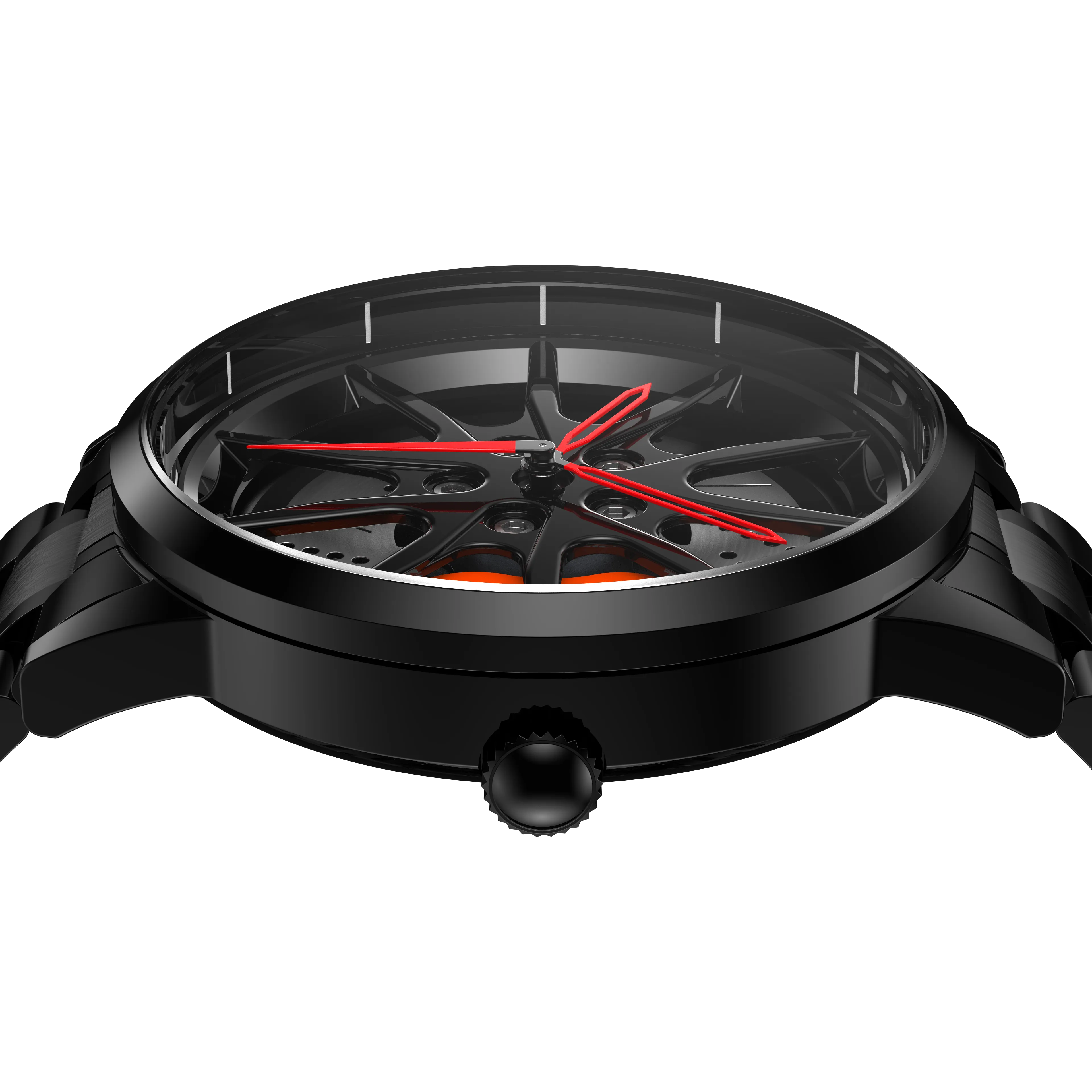 Shop Orange Speedtail 765 Gyro - Metal Strap | RS Chrono