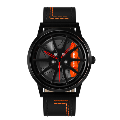 Shop Orange Speedtail 765 Gyro - Orange Leather Strap | RS Chrono