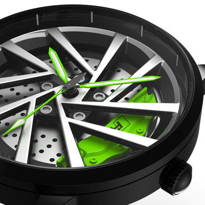 Shop Green Vorsprung RS5 Gyro - Green Leather Strap | RS Chrono