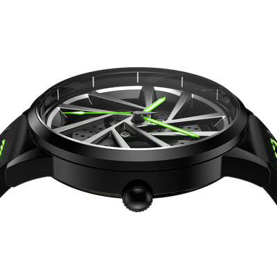 Shop Green Vorsprung RS5 Gyro - Green Leather Strap | RS Chrono