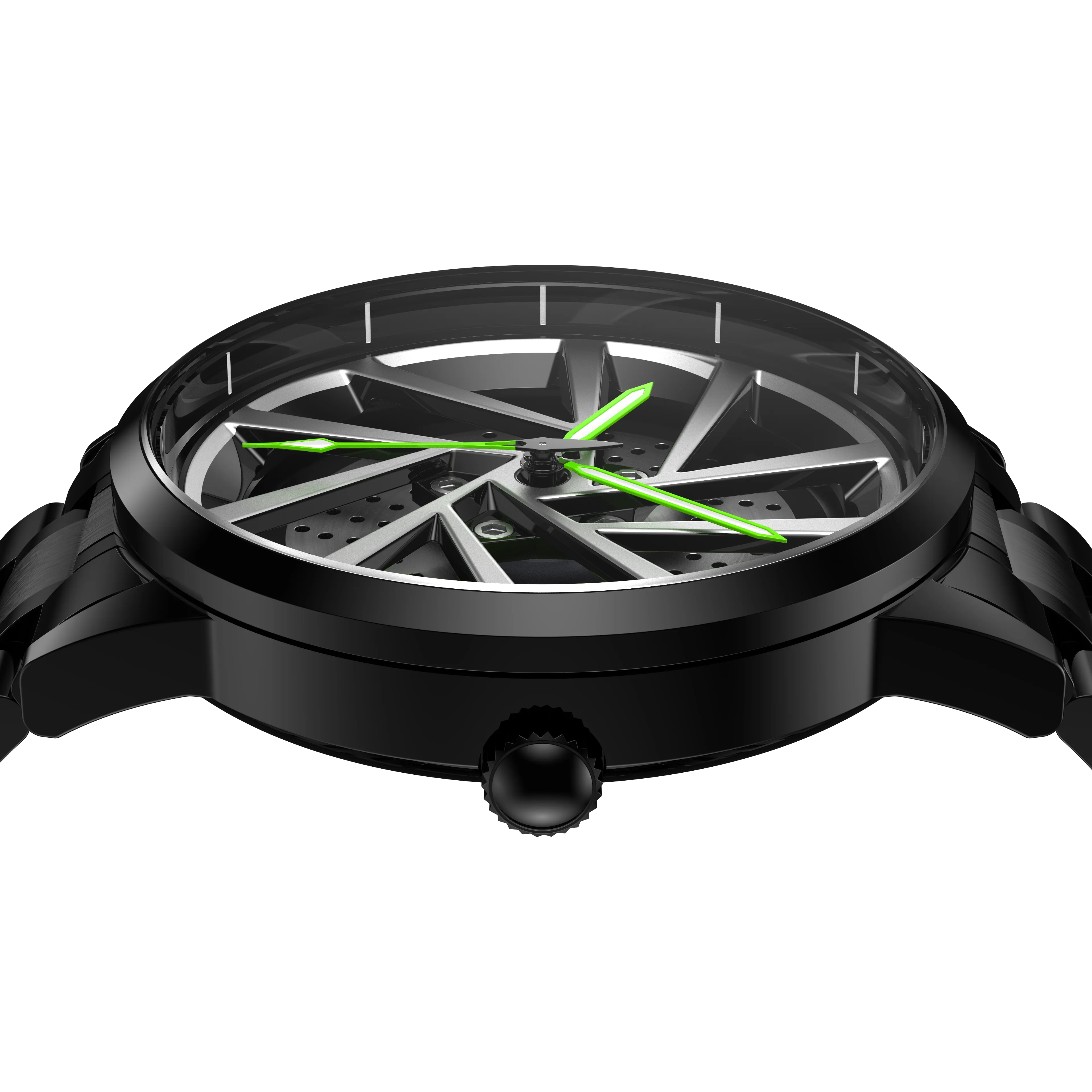 Shop Green Vorsprung RS5 Gyro - Metal Strap | RS Chrono