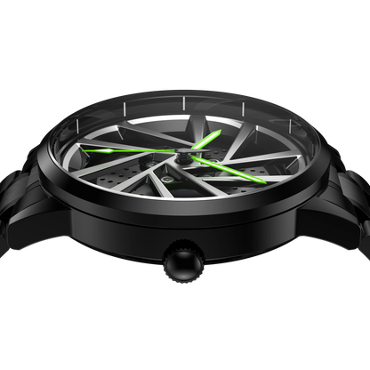 Shop Green Vorsprung RS5 Gyro - Metal Strap | RS Chrono