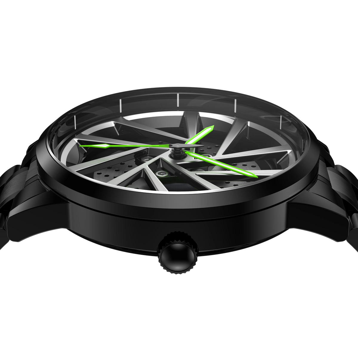 Shop Green Vorsprung RS5 Gyro - Metal Strap | RS Chrono