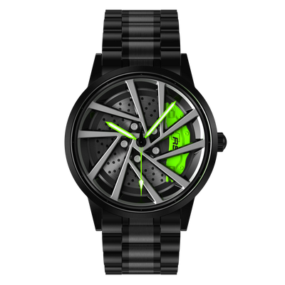 Shop Green Vorsprung RS5 Gyro - Metal Strap | RS Chrono