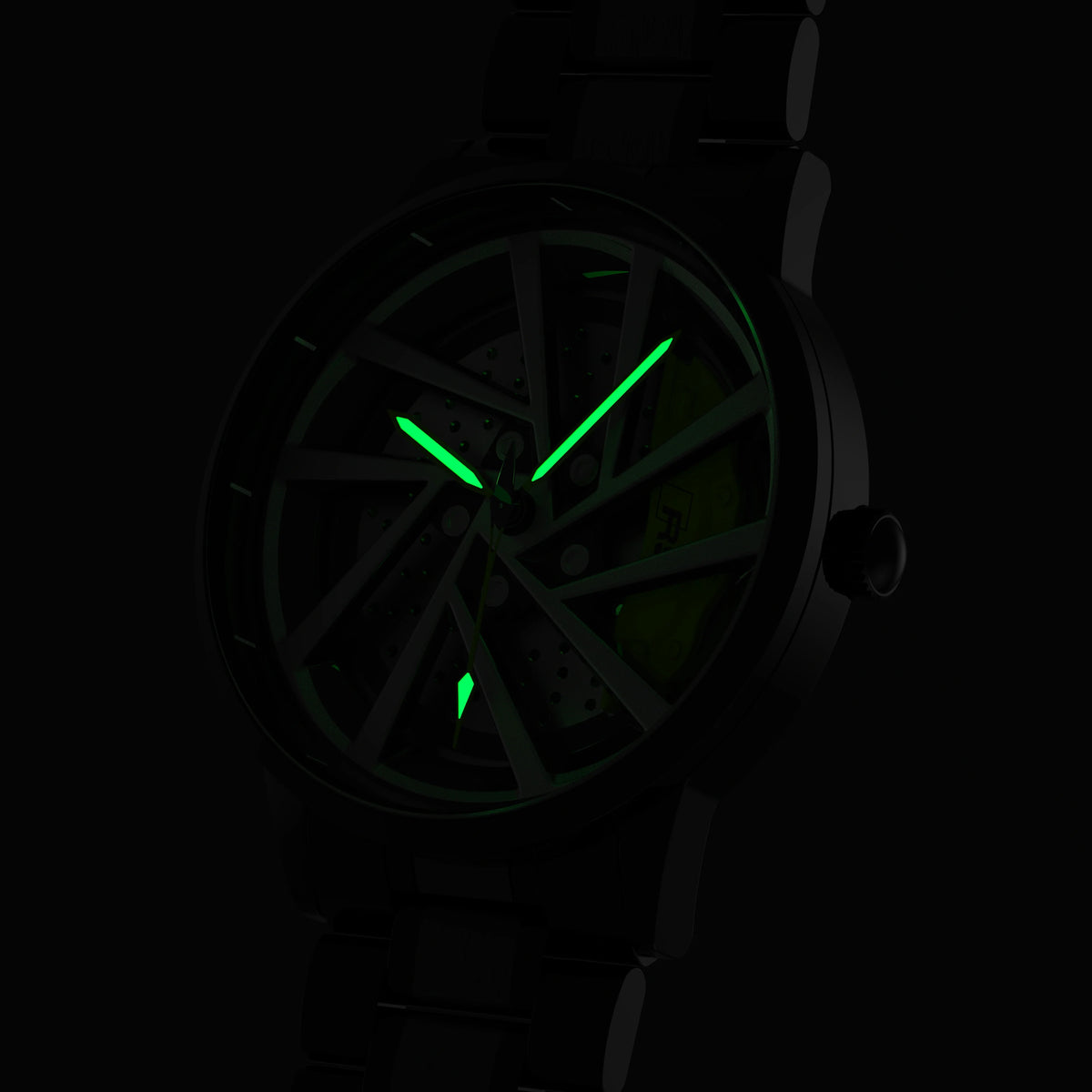 Shop Green Vorsprung RS5 Gyro - Metal Strap | RS Chrono