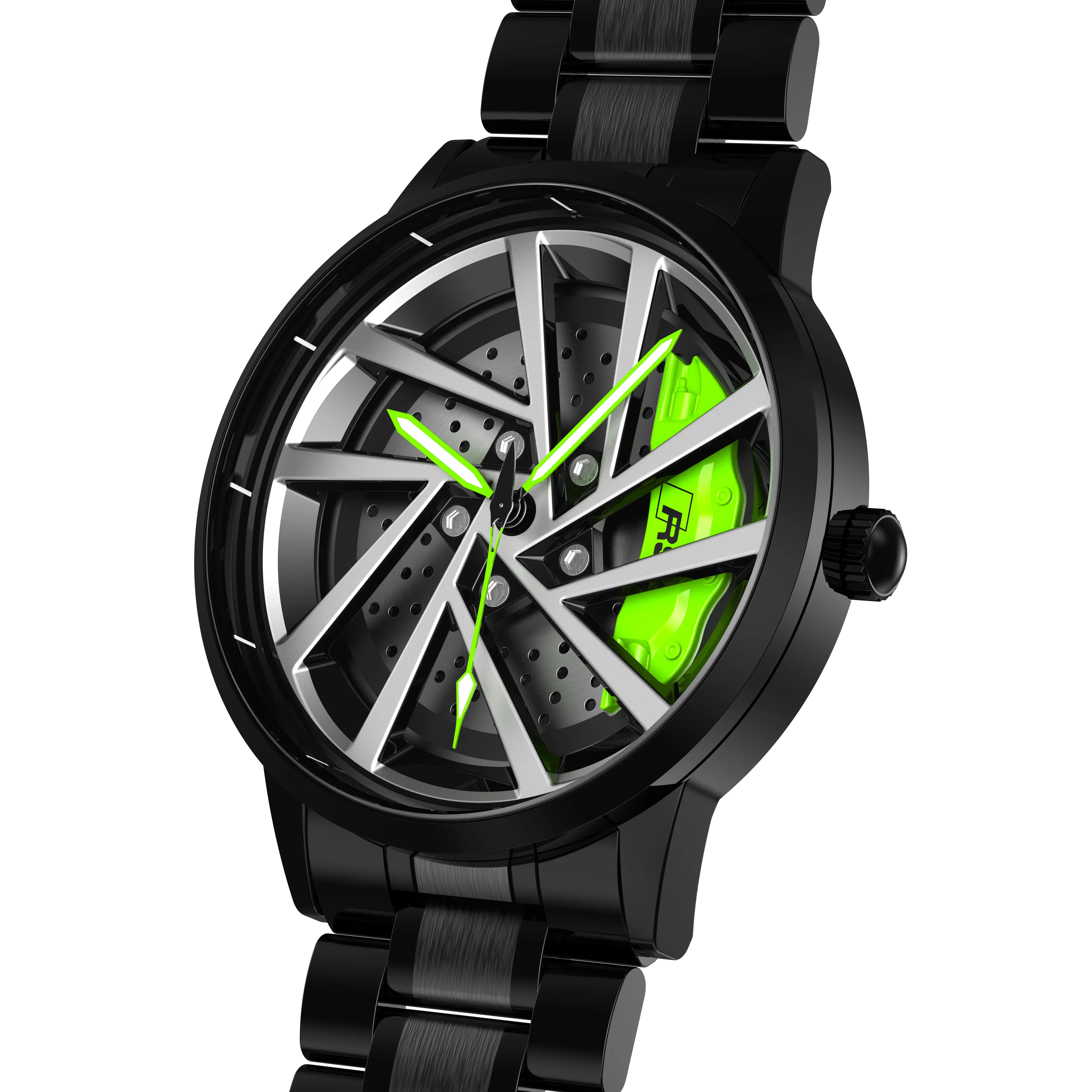 Shop Green Vorsprung RS5 Gyro - Metal Strap | RS Chrono